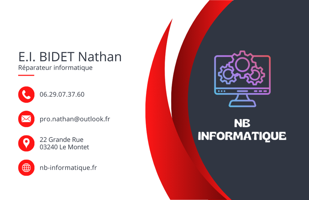 Carte de visite NB Informatique